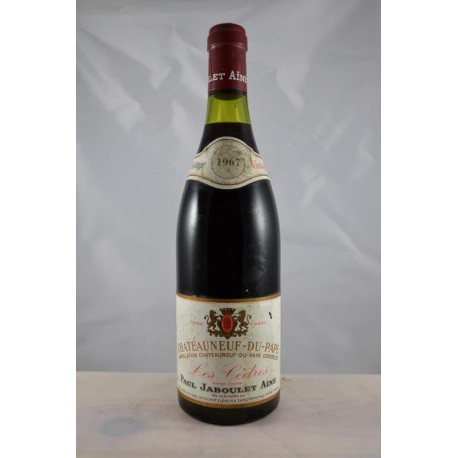 Chateauneuf du Pape Les Cedres Paul Jaboulet 1967