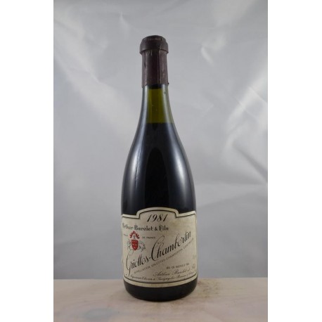 Griottes Chambertin Arthur Barolet 1981