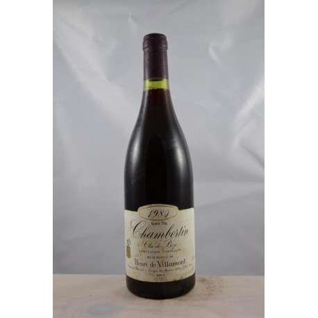 Chambertin Clos de Beze Henri de Villamont 1980