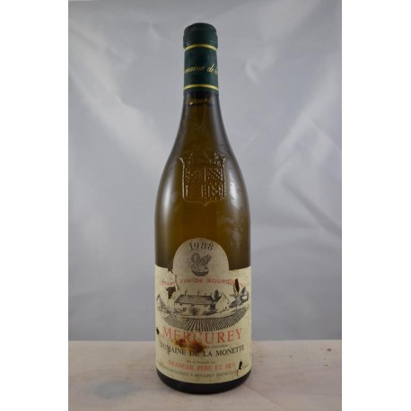 Mercurey Domaine de la Monette Granger 1988