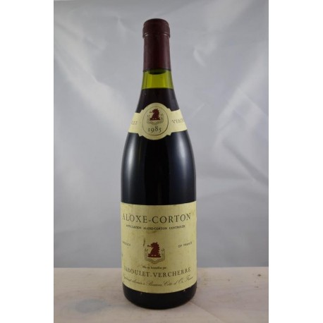 Aloxe Corton Jaboulet Vercherre 1985