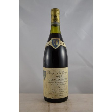 Hospices de Beaune Volnay Santenots Cuvée Jehan de Massol Seguin Manuel 1990