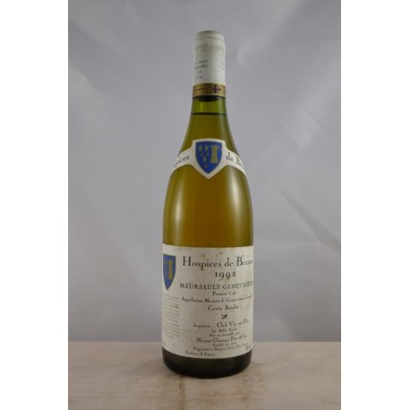 Hospices de Beaune Meursault Genevrières Cuvée Baudot 1992